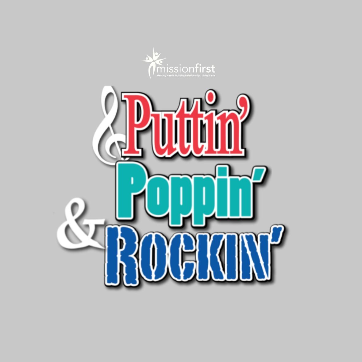 Puttin' Poppin' & Rockin' - logo